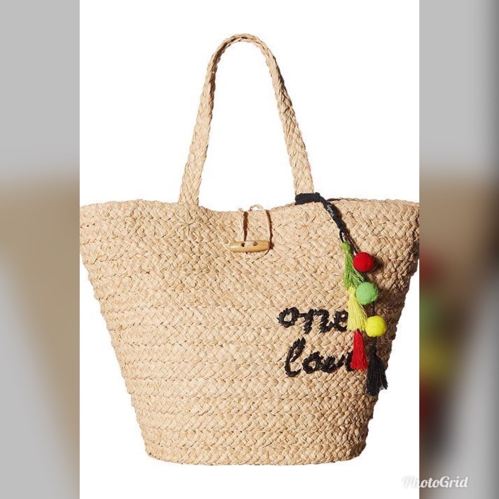 One Love Straw Handbag